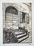 Cortile con portone