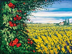 Paesaggio con bignonie